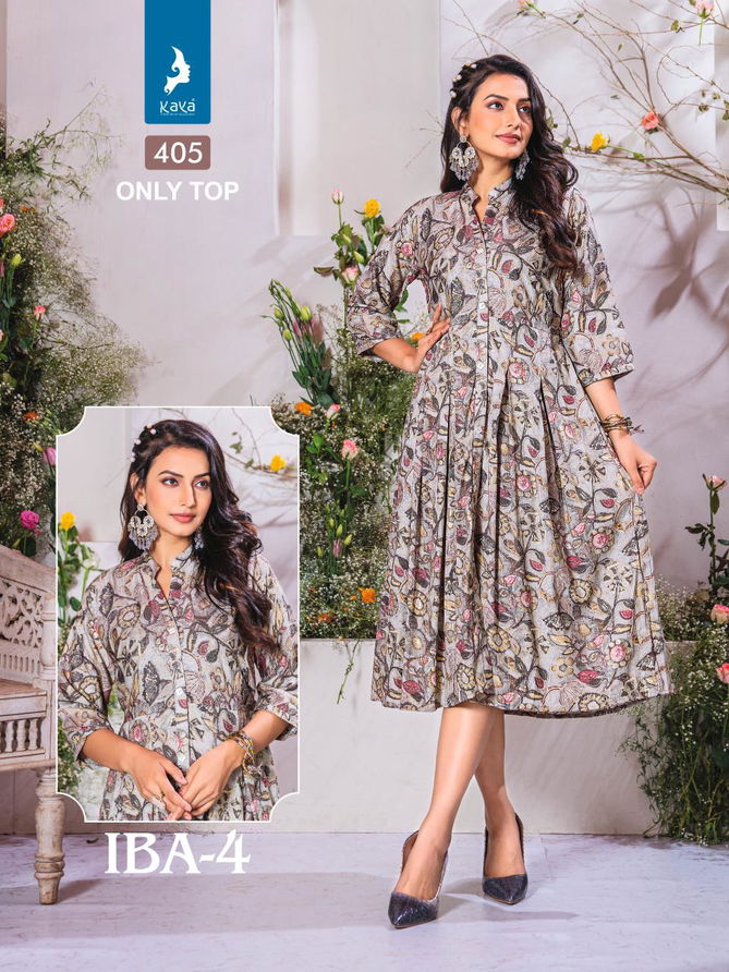 Iba 4 By Kaya Capsule Printed Designer Kurti Wholesale Shop In Surat
